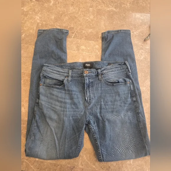 PAIGE Men's Denim Slim Jeans Size 34 - Picture 1 of 3